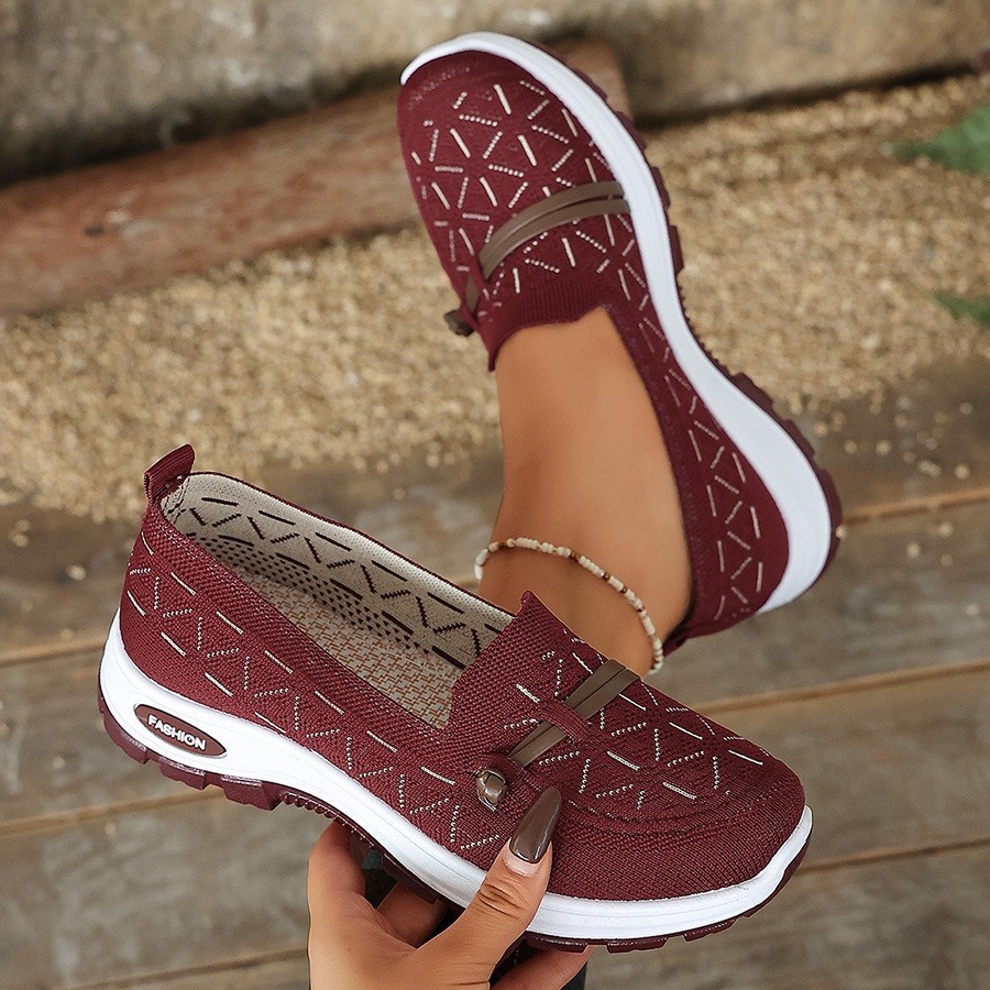 👟 𝐋𝐄𝐓𝐙𝐓𝐄𝐑 𝐓𝐀𝐆: 𝟖𝟎 % 𝐑𝐀𝐁𝐀𝐓𝐓👟Damen Orthopädische Slip-On-Schuhe – Leichte, atmungsaktive und rutschfeste Walking-Schuhe